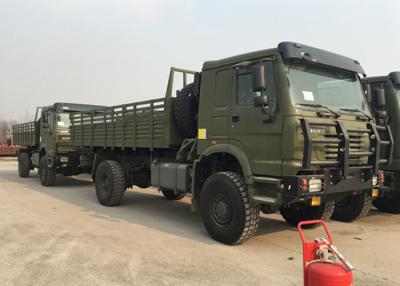 China 30 camión del cargo del ejército de la carga 290HP de la tonelada, camiones de los militares de Howo del neumático 14.00R20 en venta