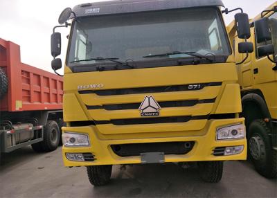 China 40 Ton Sinotruk Howo 6x4 Dump Truck , Yellow Color Heavy Duty Tipper Trucks for sale