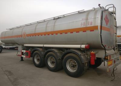 China 56CBM 12 Tires Heavy Duty Semi Oil Tanker Trailer / Fuel Tanker Truck for sale