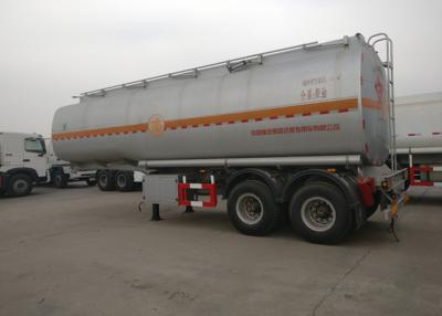 China Double Axles Heavy Duty Semi Trailers , Oil Fuel Tank Trailer 35CMB Tank Capacity for sale