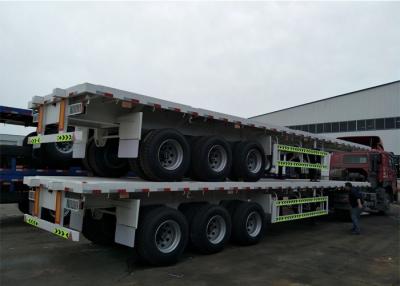 China Professional Carbon Steel Heavy Duty Semi Trailers 28 Ton 3 Axles for sale