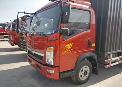 Chine Camions de faible puissance de Sinotruk HOWO, 3360 empattements camion de boîte de 18 pieds à vendre