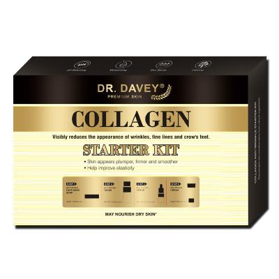 China Whitening Dr. DAVEY Collagen Set (Soap+Toner+Serum+Face Cream) for sale