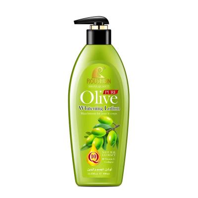 China ROUSHUN Organic Olive Oil Body Lotion Whitening Whitening Moisturizer Body Lotion for sale