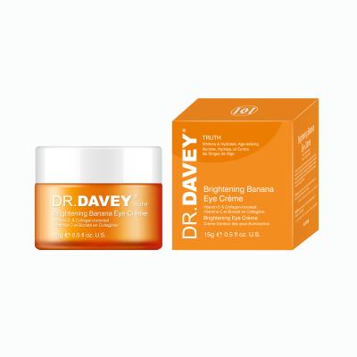 China Dr. DAVEY Eye Cream Private Label Anti-Puffiness Banana Brightening Eye Cream with Vitamin C and Collagen-Boosted Eye Gel for sale