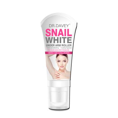 China Dr. DAVEY New Product Snail White antiperspirant with 10X collagen armpit deodorant armpit roll for your dark spot problems for sale