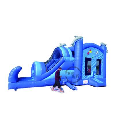 China Outdoor Commercial Used PVC Fun Trampoline Jumping Cheap Inflatable Bounce House For Sale for sale