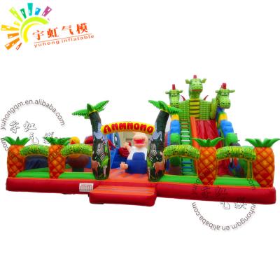 China 0.55mm pvc tarpaulin inflatable trampolines from china high quality with best price for sale