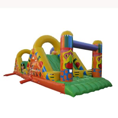 China PVC Inflatable Totems Obstacle Course Adult Inflatable Bouncer Obstacle for sale