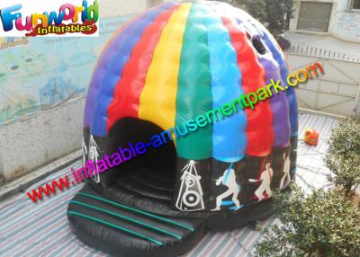 China De gekke Kastelen van Bouncy van de Discokoepel Commerciële, Opblaasbare Muziek het Springen Kasteel 5 x 5 Meters Te koop