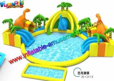 China Drache-aufblasbare Pool-Aqua-Park-Dia-Werbung 0.9mm PVC-Plane zu verkaufen