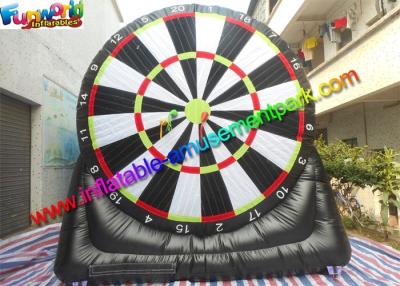 China Foot Dart Inflatable Sports Games Double Sided Inflatable Soccer Dart Board for sale