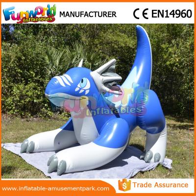 China Personajes de dibujos animados inflables azules que hacen publicidad de forma inflable del dragón del mar en venta