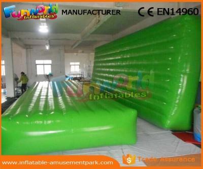 China Springende aufblasbare Turnhalle Airtrick 0,55 Millimeter-PVC-Planen-Matten-aufblasbare Sturz-Matte zu verkaufen