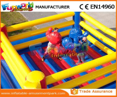 China Gladiator-Turnier-aufblasbarer ringend Boxring mit 0,55 Millimeter PVC-Planen-Material zu verkaufen