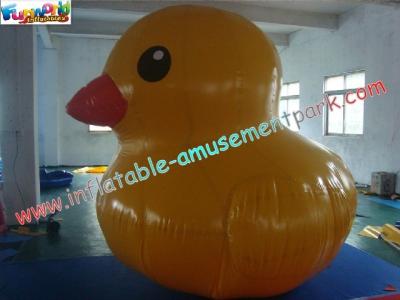 China Brinquedos infláveis infláveis da água do pato hermético amarelo, pato de flutuação da água à venda