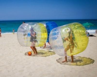 Chine Le football de butoir interactif du football de bulle Zorb de boule gonflable de TPU à vendre