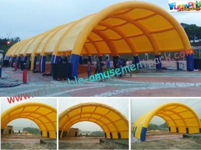 China Barraca inflável apertada do partido do ar impermeável para o amarelo da exposição do casamento à venda