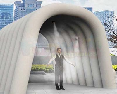 China Outdoor Inflatable Disinfection Tunnel Sterilization With Spray Machine for sale