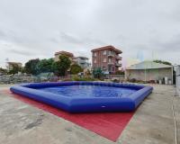 China Zwemmende Opblaasbare het Waterpools van Spelenpiscine Gonflable Te koop