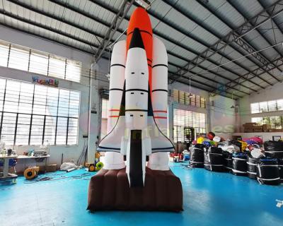 Cina EN71 multi Rocket Air Characters Advertising Inflatables rosso in vendita