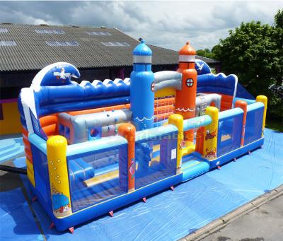 Cina Plato Inflatable Amusement Park Blow sul castello rimbalzante combinato in vendita