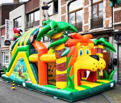 China Casa de la despedida del patio del 13.2X4.7X3M Inflatable Obstacle Course en venta