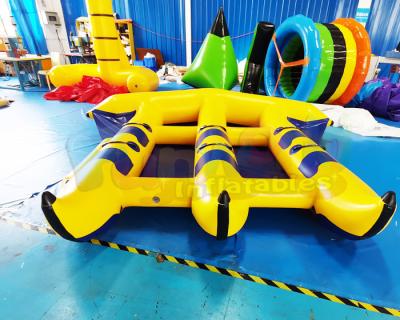 China Opblaasbare de Vliegvissen van watertoy games surfing banana boat Te koop