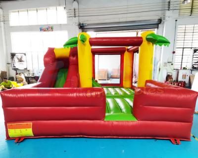 China casa inflable de la despedida del castillo de la lona del PVC de 0.55m m combinada en venta