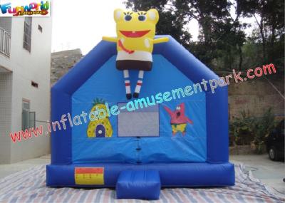 Cina I castelli rimbalzante commerciali inflatables freschi di Spongebob dei piccoli ha due tubi per gonfiare in vendita