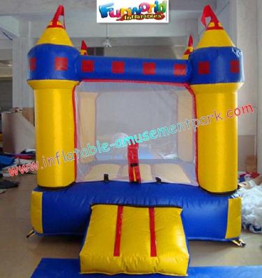 China Mini castillo, casas inflables de la despedida del encerado del PVC del grado comercial, teatros de los niños en venta