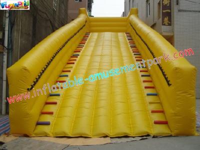 China Customized 0.55MM PVC tarpaulin zorb slide for grass ball use, commercial inflatable slide for sale