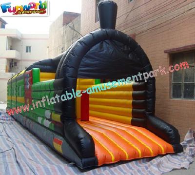 China Inflatable tunnel, Outdoor Commercial grade PVC Inflatables Obstacle Course for Adults for sale