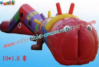 China Funny Backyard Outdoor Playground Kids Commercial Big Inflatable Obstacle Course for sale