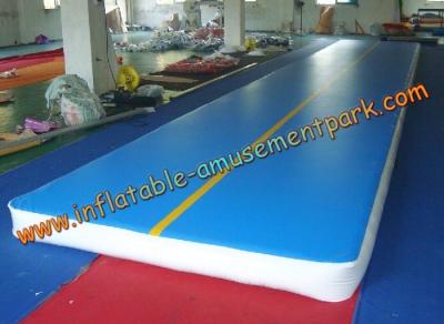 China Special Drop Stitch Fabric  Inflatable Air Tumble Track , Inflatable Gym Track for sale