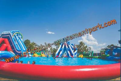 China el agua inflable del diámetro de 30 m parquea el parque de atracciones inflable de Colorfull en venta