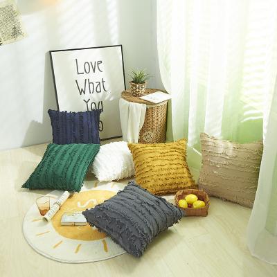 China Wholesale Skin-Friendly Plush Home Decoration Craft Three-Dimensional Anti-pilling Pillow Sofa Cushion Cover For Sofa Chair for sale