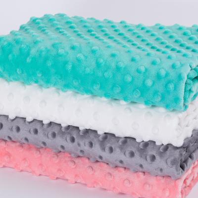 China Wholesale PORTABLE Good Quality Polyester Velvet Fleece Mink Stitch Baby Blanket For Home for sale