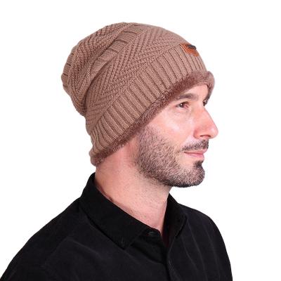 China High quality winter unisex COMMON soft beanies knitted hat wool hat men warm loose beanie for sale