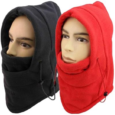 China Winter Thermal Windproof COMMON Ski Neck Warm Cycling Hat Fleece Hood Bike Balaclava Face Mask Scarf for sale