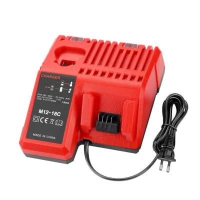 China N12 N18 M12-18C Electric Tool Battery Charger Suitable for 14.4V-18V SMilwaukees M12 M14 M18 12V 18V Li-ion Battery for sale