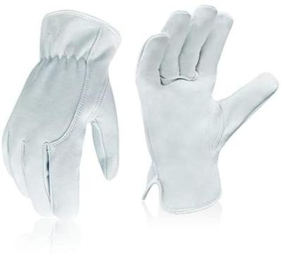 China Soem-ODM-LKW-Fahrer weiße Rigger-Work Safety Leather-Handschuhe Breathable zu verkaufen