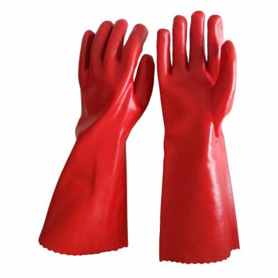 China Insulated Pvc Coated Chemical Resistant Gloves Anti Freezing OEM ODM for sale