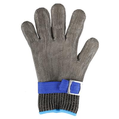 China 25CM 5 Finger-Sicherheits-Metall Mesh Gloves Cut Protection zu verkaufen