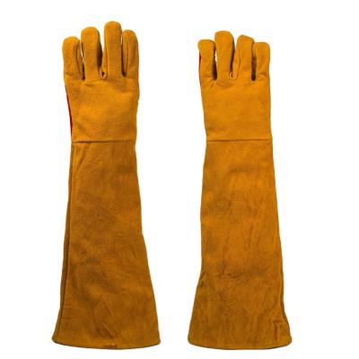 China 35cm 40cm stoßfeste lederne Arbeits-Handschuhe Thornproof zu verkaufen