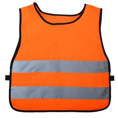 Chine gilet réfléchissant orange 18.5*16.5 de sécurité de visibilité de 5cm le haut s'avance petit à petit à vendre