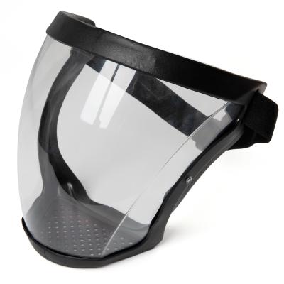 China Splashproof Industrial PPE Equipment PC Lens Acrylic Face Shield for sale