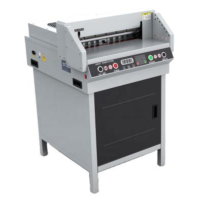 China Printing Shops 450VS+ Electric CNC Guillotine Paper Cutter Machine for sale