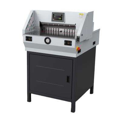 China E460T A2 Size Electric Programmed Guillotine Paper Cutter Machine 95*72*80cm for sale