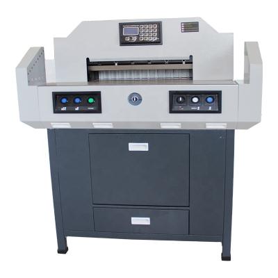 China Electric Print Shops 520H Program Control Paper Cutter Machine For Graphic Shop for sale